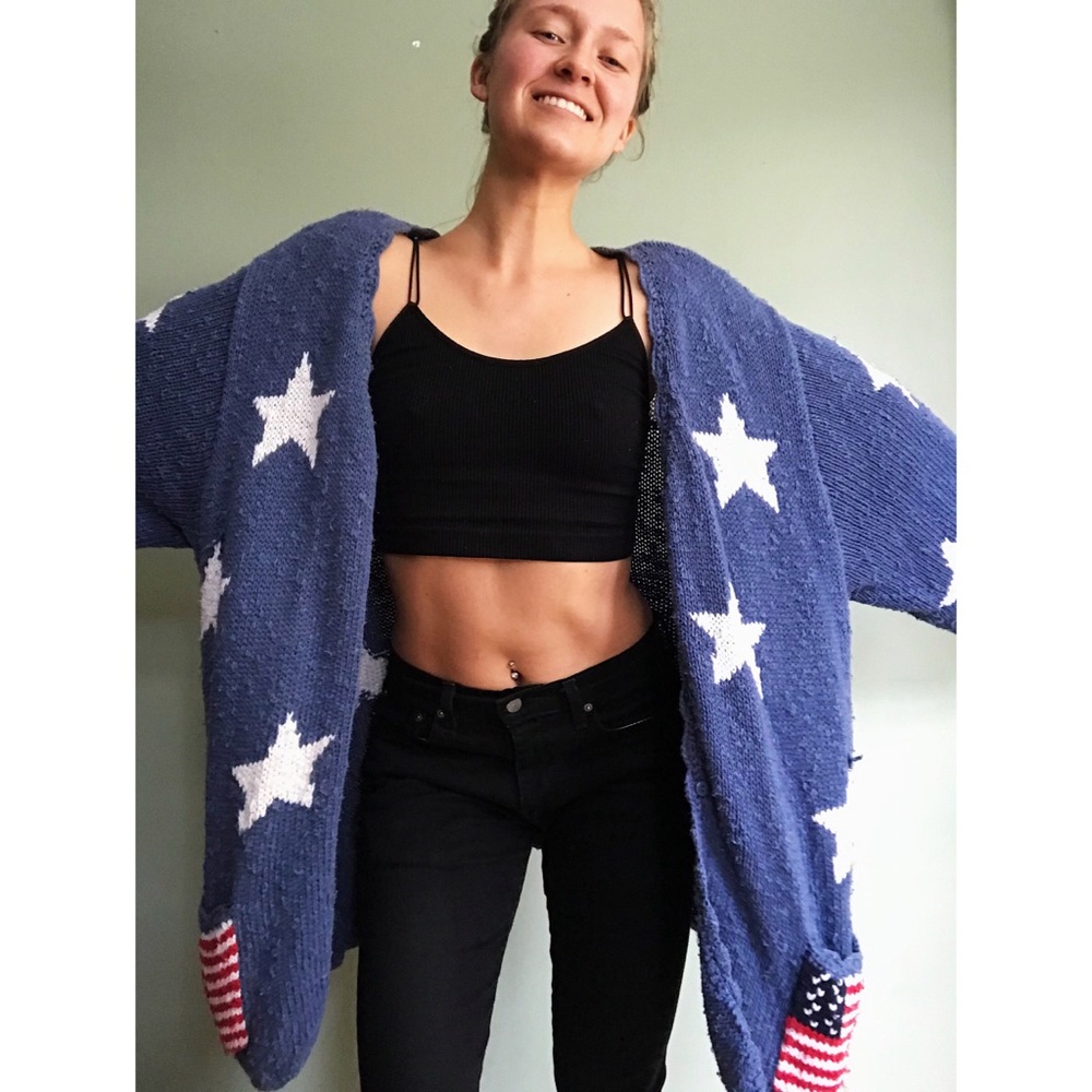 VINTAGE 4th of July Sweater